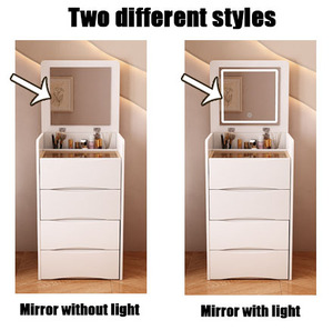 New Product Hot Sale Contemporary Led - Enhanced Mirror Compact Footprint Stylish Bedroom Vanity <strong>Dressing</strong> <strong>Table</strong> - Product Image 6