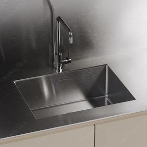 Moderno Nuevo Aluminio Metal Cocinas Gabinetes Precio Barato <span class=keywords><strong>Color</strong></span> Gris Perfil de Aluminio Gabinete de Cocina Diseño - Product Image 2
