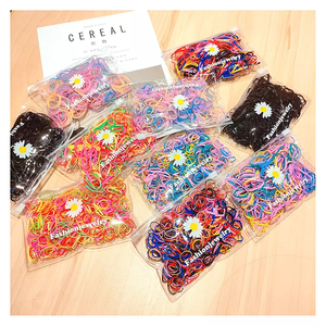 BELLEWORLD - Paquete <span class=keywords><strong>Personalizado</strong></span> de Mini Bandas Elásticas para el Cabello para Bebés, <span class=keywords><strong>Accesorios</strong></span> Coloridos para Niños, Bandas Elásticas de TPU para el Cabello para Niñas - Product Image 4