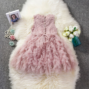 Nouvelle Robe Bébé Fille 2020 : Jupe à Bretelles Fantaisie en Dentelle, Modèles de Robes pour Enfants - Product Image 3