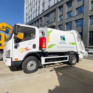 Camion compacteur de déchets Faw 4x2 pour la collecte de conteneurs, camion à ordures compactées, vente chaude en Chine - Product Image 4