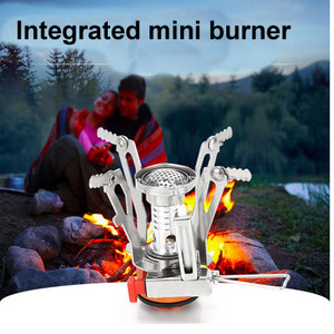 IRONDONKEY réchauds de Camping <span class=keywords><strong>à</strong></span> gaz en plein air 110g réchaud <span class=keywords><strong>à</strong></span> <span class=keywords><strong>allumage</strong></span> piézoélectrique Portable réchaud <span class=keywords><strong>à</strong></span> pique-nique pliable ustensiles de cuisine - Product Image 3