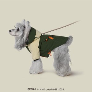 Chaqueta para Perro Hoopet, Acolchada de Algodón, con Capucha, Diseño de Bloques de Color, Ropa de Abrigo para Otoño e Invierno para Perros Pequeños - Product Image 1