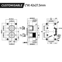 Módulo de Modelado 3D Sincronizado con Doble Cámara AR0235 de Obturador Global de 120 fps y 1080P para Robots Móviles Autónomos AGV/AMR