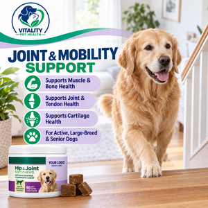 Golosinas Blandas para Cadera y Articulaciones de Perros con Glucosamina, Condroitina, MSM y Ácido Hialurónico para la Movilidad, el Cartílago y el Soporte Articular - Product Image 3