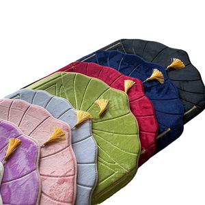 พรมปูละหมาดพับได้ ผ้าฟลานเนล ลายเรียบ/พิมพ์ลาย สำหรับชาวมุสลิมและชาวพุทธ ขายดี ราคาส่ง - Product Image 4