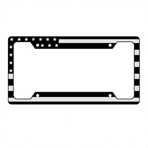 Marco de Matrícula de Coche de Aleación de Aluminio con Especificaciones Estadounidenses, Estilo Americano, Letras Grabadas, Personalización Elegante - Product Image 3