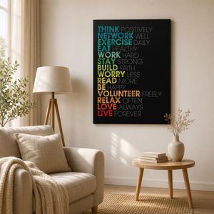 <span class=keywords><strong>Set</strong></span> di Stampe Motivazionali su Tela, Poster con Frasi Divertenti, Decorazione per Palestra, Sfondo Nero, Stampa Ispirazionale per Casa, Ufficio, Man Cave - Product Image 3
