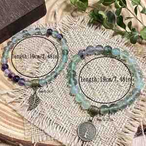 Pulsera de Piedra Natural con Cuentas de Vidrio Coloridas, Símbolo de Amistad, de Primera Calidad, Directo de Fábrica en China, MOQ Bajo - Product Image 1