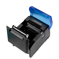 Impresora de Recibos Térmica Inalámbrica SX-89V con Puerto Serie Ethernet USB, Impresora POS para Pequeñas Empresas, Compatible con Android y Windows