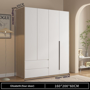 Armoire <span class=keywords><strong>dressing</strong></span> sur mesure de luxe pour chambre à coucher, en panneaux de particules OSB haute densité sans formaldéhyde, avec aménagement personnalisé - Product Image 5