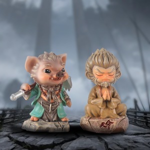Figurine en résine Black Myth Wukong, boîte mystère, figurine animale, mythologie chinoise, objet de collection, décoration écologique pour la maison - Product Image 3