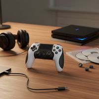 Suministro de Fábrica al por Mayor: Control Inalámbrico BT para PS4, Joystick para Juegos, Control para PS4/PC