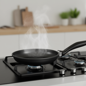 KARL KRGER Frying Pan Leipzig Flat 28cm Cast Aluminum Non Stick <b>Cookware</b> - Product Image 3