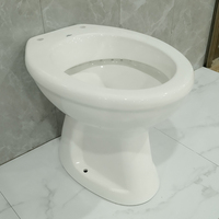 Cuvette de toilettes en céramique monobloc à double chasse pour villa, style Asie du Sud-Est (Philippines)