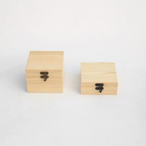 Cajas de Almacenamiento de Madera, Pino Sólido, Rectangulares, Apilables, para Regalos y Manualidades, 8 cm de Alto, DS6315 - Product Image 3