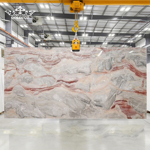 OEM/ODM - Losas Grandes de Mármol Natural Pulido de Estilo Moderno y Lujoso Arabescato Orobico Rosso Rojo Claro para Uso en Villas - Product Image 6