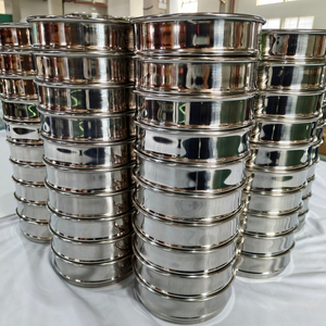 Industrial Test Sieve 10-100 Mesh 200mm Dia Stainless Steel Lab Sieve for Sand Gravel <b>Aggregate</b> Analysis XinMingDe - Product Image 5