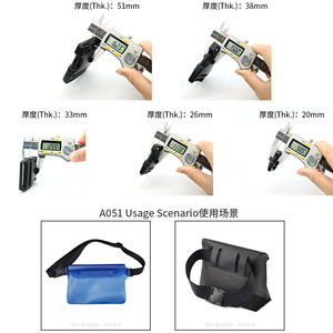 Boucle à dégagement latéral A 051 en plastique durable, accessoire pour sacs avec plusieurs tailles et options de résistance à la traction - Product Image 4