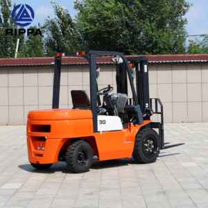 Hochwertiger 4-Rad-Stapler Terrain Hydraulic 3 Tonnen Diesel Gabelstapler zu verkaufen - Product Image 5