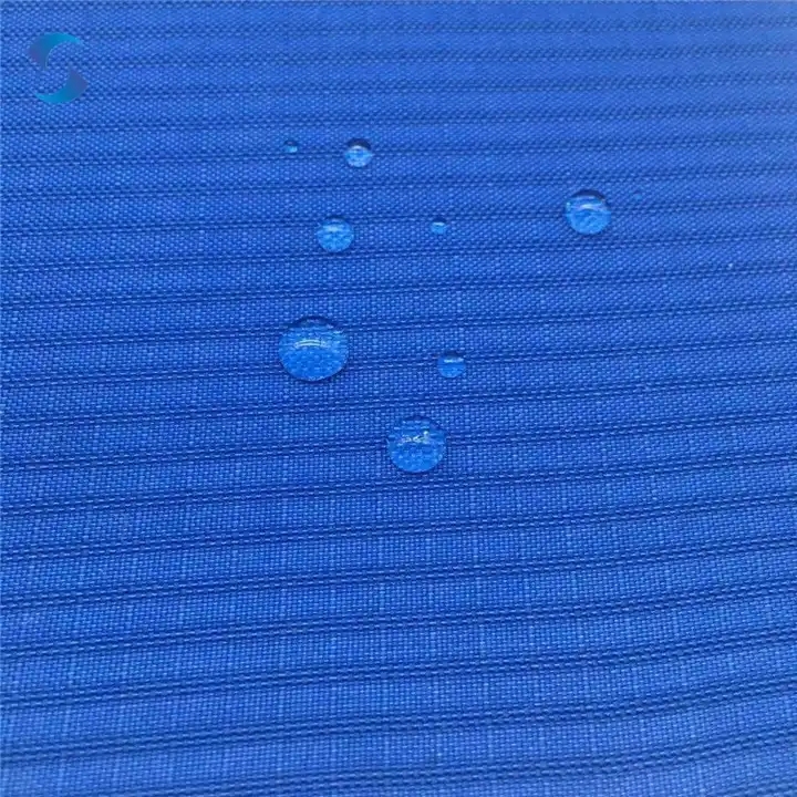 Waterproof Breathable Ripstop 420D Nylon Oxford Fabric 100% Nylon Woven PU Coated Jacquard Plaid Pattern for Bags