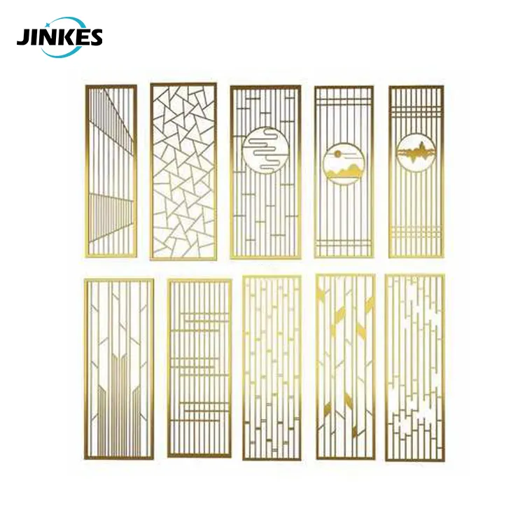 Home Decoration Stainless Steel Modern Room Divider Decorative Metal Screen