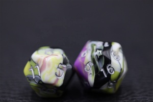 Juego de dados poliédricos acrílicos DND personalizados a granel al por mayor, precio de fábrica, dados al por mayor, dados para juegos DND a precio de fábrica - Product Image 2