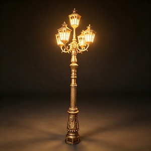 Lámpara de Jardín LED de Estilo Europeo Antiguo de Alta Calidad, Resistente al Agua IP65, para Calle, Hotel, Villa, Decorativa - Product Image 1