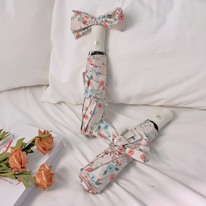 Cottagecore français 21 pouces <span class=keywords><strong>parapluie</strong></span> fleurs motif compact portable pliable <span class=keywords><strong>parapluie</strong></span> pour les femmes - Product Image 3