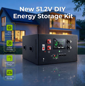 Kit de Batería Personalizado <span class=keywords><strong>HULK</strong></span> Diy de 48V 314Ah Lifepo4 con Caja BMS JK 200A, Pantalla LCD, Construcción Metálica IP54, Caja de Batería DIY - Product Image 2