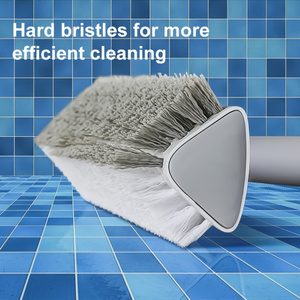 Cepillo de limpieza con mango de PP y cabezal de nailon, palo largo de 0.6 kg para <span class=keywords><strong>piscinas</strong></span> domésticas, elimina manchas difíciles - Product Image 6