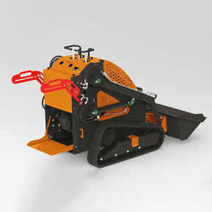 Carregadeira Mini Diesel Portátil sobre Rodas com Esteira, Capacidade de 500kg, 700kg, 850kg, 950kg com Balde para Rocha - Product Image 4