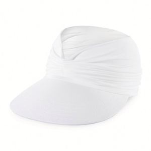 Sombrero de Playa para Mujer, Protección UV, Elástico, para Primavera y Verano, Visera para el Sol - Product Image 4