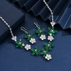 Parure de bijoux vintage plaqué or de luxe, style européen et américain, avec pendentif perle, boucles d'oreilles et collier ras du cou, pour anniversaire - Product Image 3