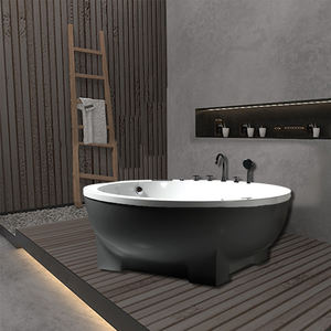 TNS BA8506 Baignoire de <span class=keywords><strong>spa</strong></span> <span class=keywords><strong>Bestway</strong></span> portable moderne en acrylique blanc de 59 pouces de diamètre, autoportante pour salle de bain, 1500mm, meilleures baignoires - Product Image 4