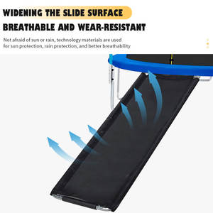 Glissière de <span class=keywords><strong>trampoline</strong></span> universelle avec poignées, accessoires de <span class=keywords><strong>trampoline</strong></span> robustes avec tissu résistant à la déchirure pour enfants - Product Image 5