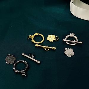 Accessoires en argent pur S925 pour la création de bijoux, élégants, composants et fermoirs pour collier - Product Image 4