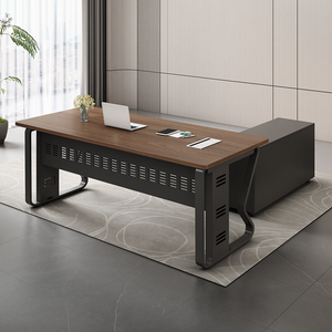 <span class=keywords><strong>Bureau</strong></span> de luxe de <span class=keywords><strong>180cm</strong></span> avec ensembles de meubles de <span class=keywords><strong>bureau</strong></span> noirs de style provincial français moderne joli <span class=keywords><strong>bureau</strong></span> de patron en marbre pour les bureaux - Product Image 2