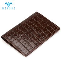 Portefeuille porte-cartes élégant de luxe en cuir véritable de haute qualité pour passeport cartes de crédit Documents Logo personnalisé