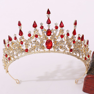 Bridal Jewelry Rhinestone Crown <strong>Accessories</strong> Baroque Diamond Studio <strong>Wedding</strong> Headwear Crowns - Product Image 5