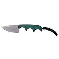 Mini couteau de chasse et de camping d'extérieur, manche en Micarta, lame en acier 5Cr13, couteau à lame fixe, couteau de poche, couteau utilitaire DIY, personnalisable OEM