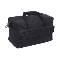 Bolsa de Lona Encerada Multiusos, Resistente al Agua, Correa Ajustable, Completamente Forrada, Doble Cremallera, Resistente, Verde Oliva, Plegable