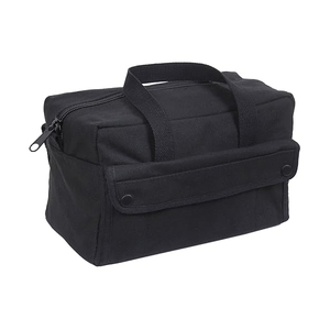 Bolsa de Lona Encerada Multiusos, Resistente al Agua, Correa Ajustable, Completamente Forrada, Doble Cremallera, Resistente, Verde Oliva, Plegable - Product Image 3