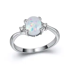 Penjualan terlaris Eropa dan Amerika cincin perhiasan bertatahkan berlian perhiasan cincin batu permata modis grosir
