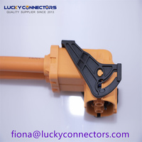Connecteur haute tension 8mm 2pin HVIL prise/prise connecteur de verrouillage droit/à angle droit