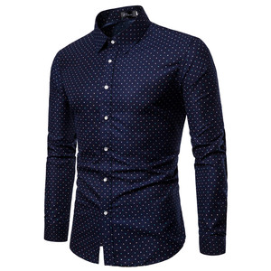 Camicia Casual da Uomo, Nuovo Stile Primavera-Autunno, 60% Cotone, Tessuto Oxford, <span class=keywords><strong>Manica</strong></span> <span class=keywords><strong>Lunga</strong></span> <span class=keywords><strong>con</strong></span> <span class=keywords><strong>Bottoni</strong></span>, Vendita all'Ingrosso - Product Image 4
