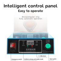 Baiwin Groothandel 110/220V Commerciële Melkthee Schudmachine Automatische Enkelkops Boba Thee Schudmachine Sap Cocktail Shaker