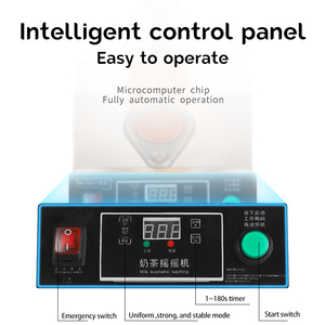 Baiwin - Máquina Comercial para Batir Té con Leche, 110/220V, Automática, <span class=keywords><strong>de</strong></span> un Solo Cabezal, para Té Boba, Jugos y Cócteles - Product Image 3