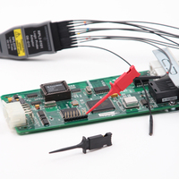 ETA3122 Micro Crochet Rétractable Plaqué Or IC Clip Avion Clip Analyseur Logique Patch SMD Test Griffe