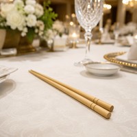 Baguettes jetables en bambou écologiques pour la table familiale, usage quotidien